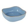 Kom organic - vierkant - blauw