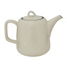 Theepot organic - wit - 1,2 liter