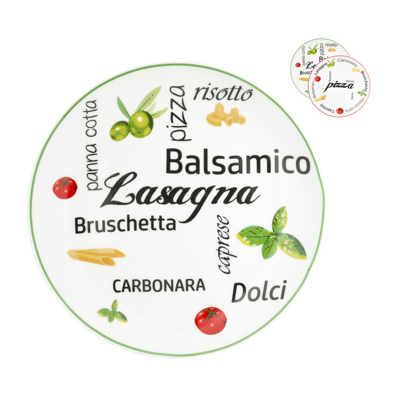 Aperatiefbord Italië - ø15,5 cm