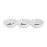 Tapasschaaltje met 3 vakken - 24x8 cm