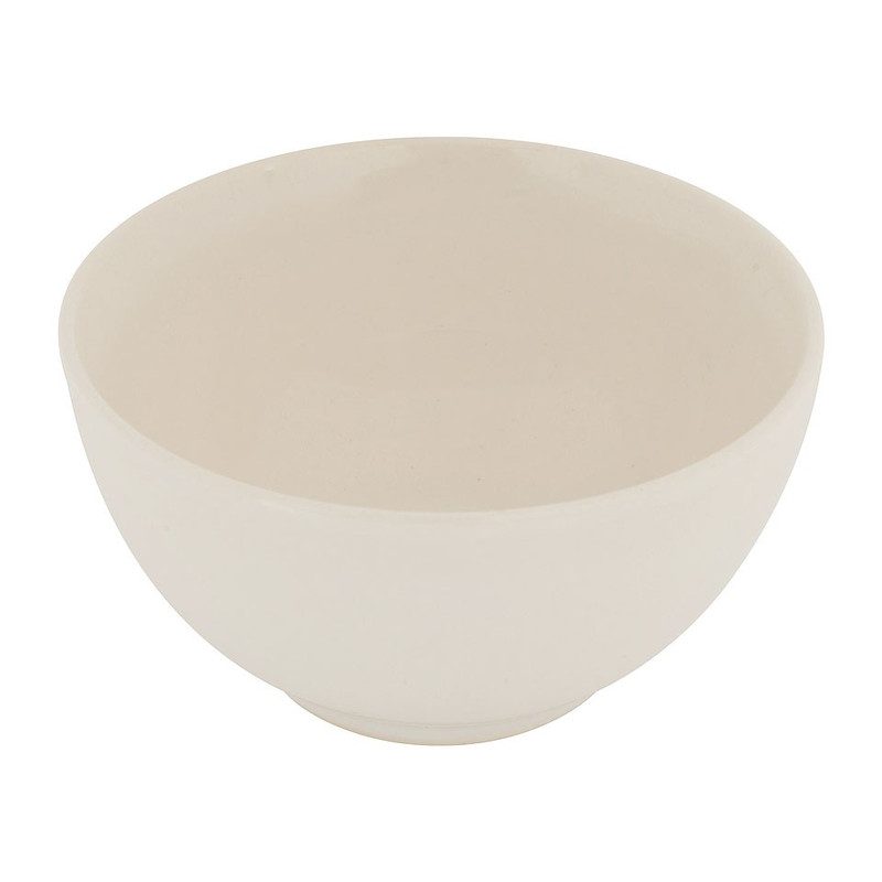Schaaltje basic - wit - 14.5 cm