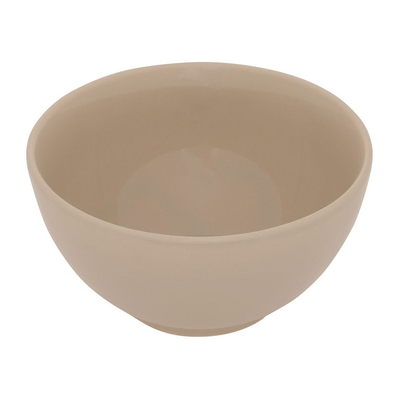 Schaaltje basic - 14.5 cm - taupe
