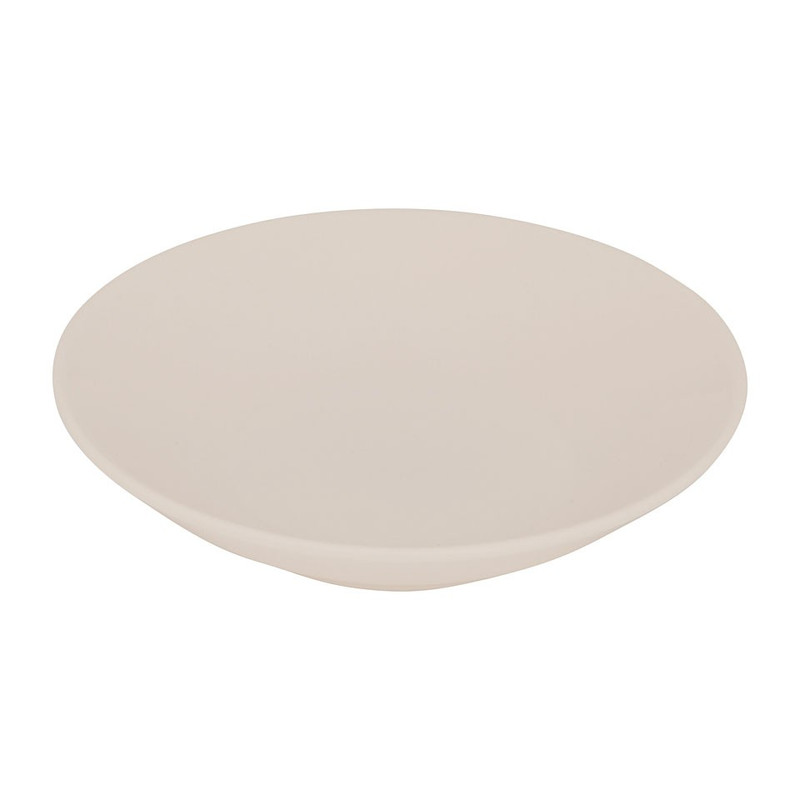 Diep bord basic - 21 cm - ivoor