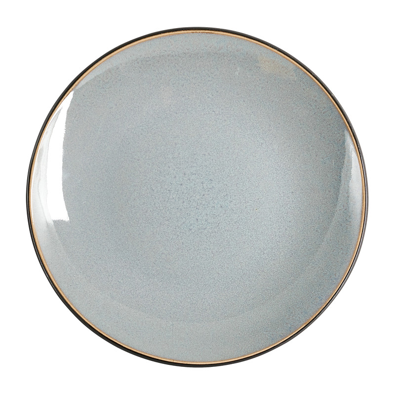 Ontbijtbord Elena - grijs - Ø20 cm