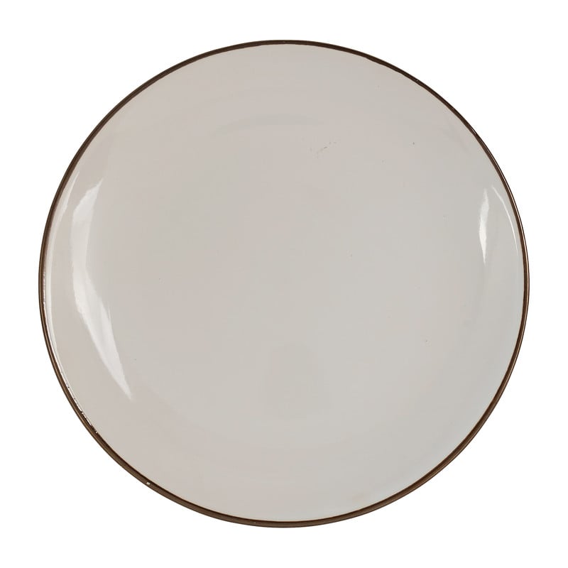 Dessert bord goldline - wit/goud - ø19 cm