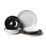 Dinerbord goldline - grijs/goud - ø27 cm