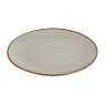 Dessert bord goldline - grijs/goud - ø19 cm