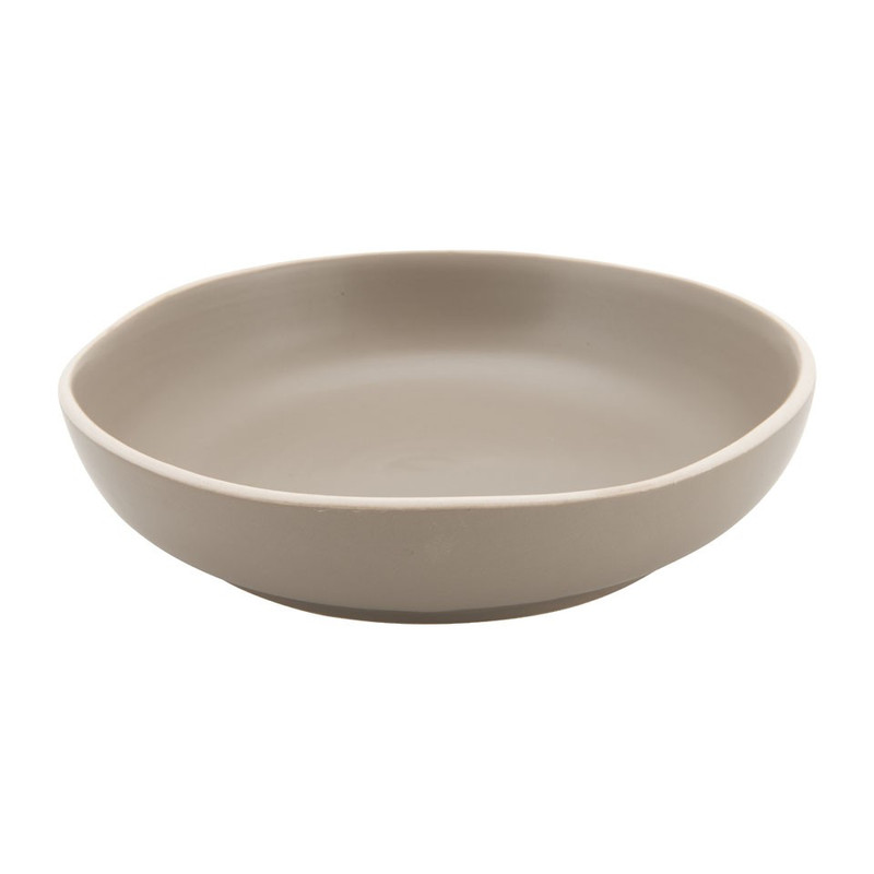 Diep bord Havana - 20 cm - taupe
