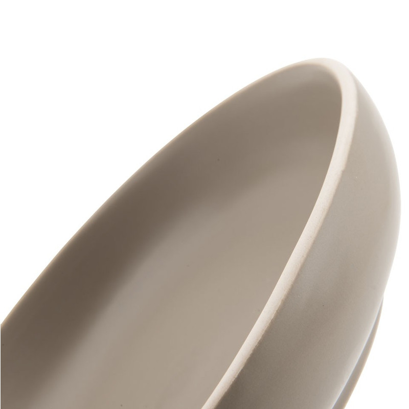 Diep bord Havana - 20 cm - taupe