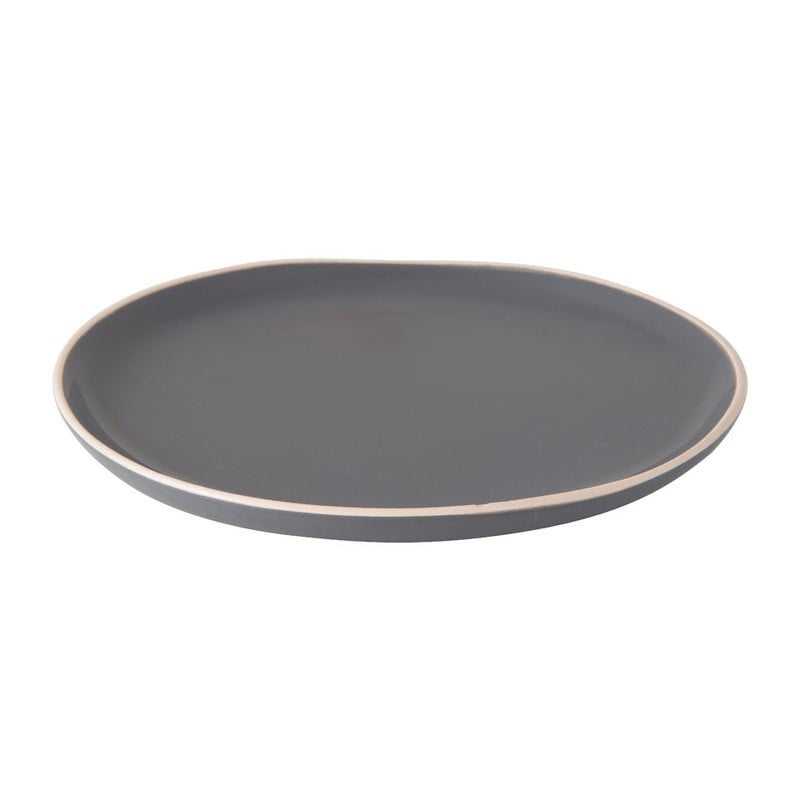 Ontbijtbord Havana - 20 cm - grijs