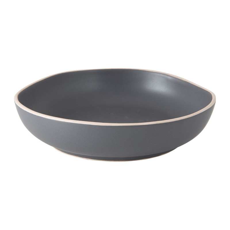 Diep bord - 20 cm - grijs