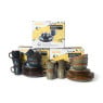 Serviesset - blauw - 16-delig - 4 persoons - reactive glaze
