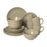 Serviesset - beige - 16-delig - 4 persoons  - reactive glaze