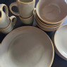 Serviesset - beige - 16-delig - 4 persoons  - reactive glaze