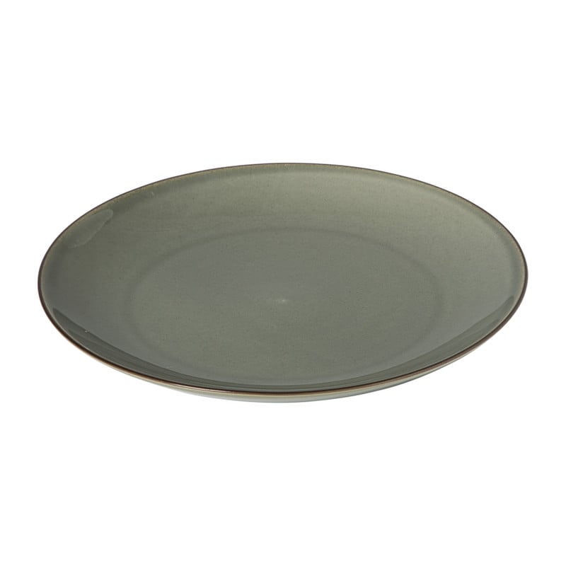 Dinerbord Emma - donkergroen - ø26.8x2.5 cm