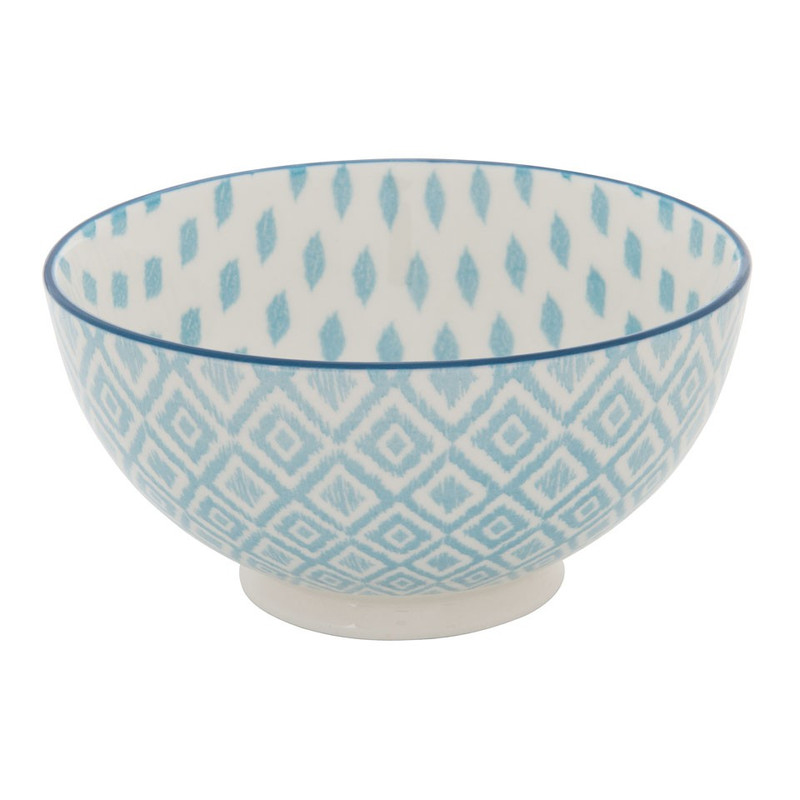Schaaltje Nova - blauw - 14 cm