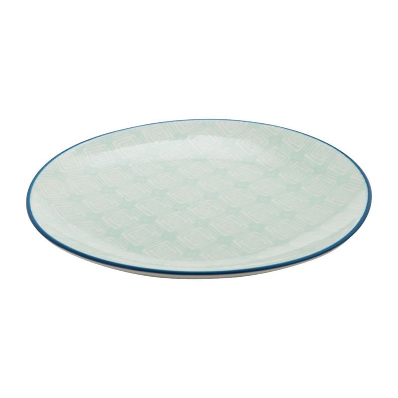 Ontbijtbord nova - groen - 20 cm