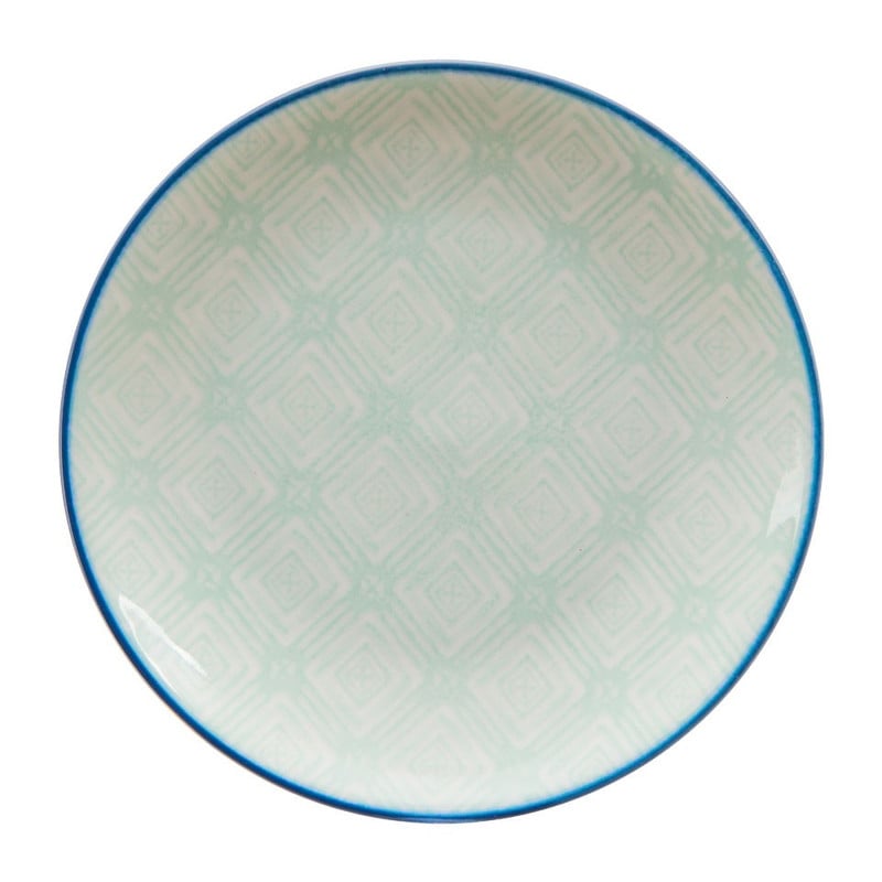 Gebaksbord Nova - 14 cm - groen