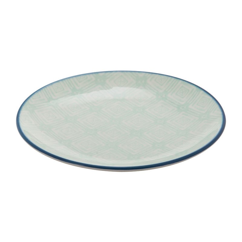 Gebaksbord Nova - 14 cm - groen