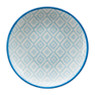 Petit four bordje Nova - blauw - 10 cm