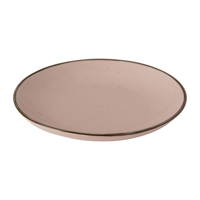 Ontbijtbord Emma - roze - ø21 cm