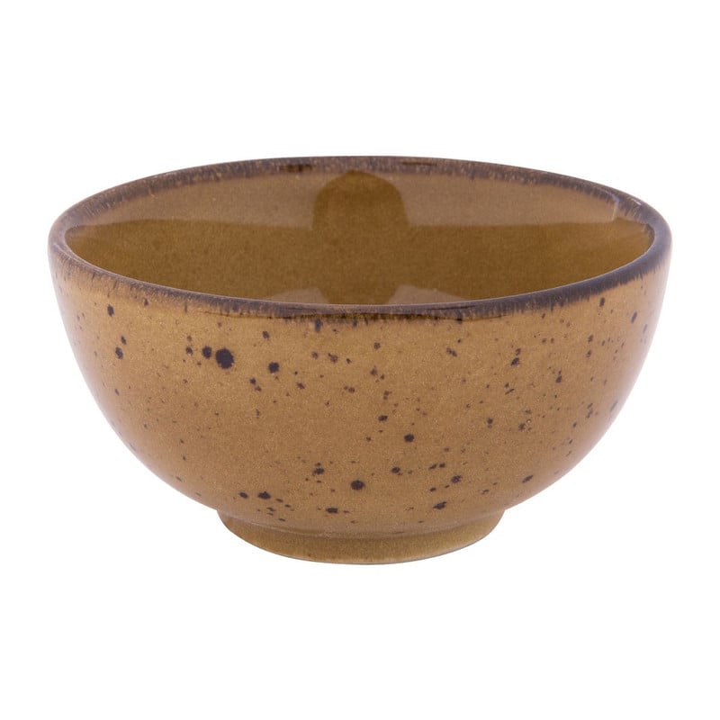 Schaaltje klein Emilia - mustard - 10 cm
