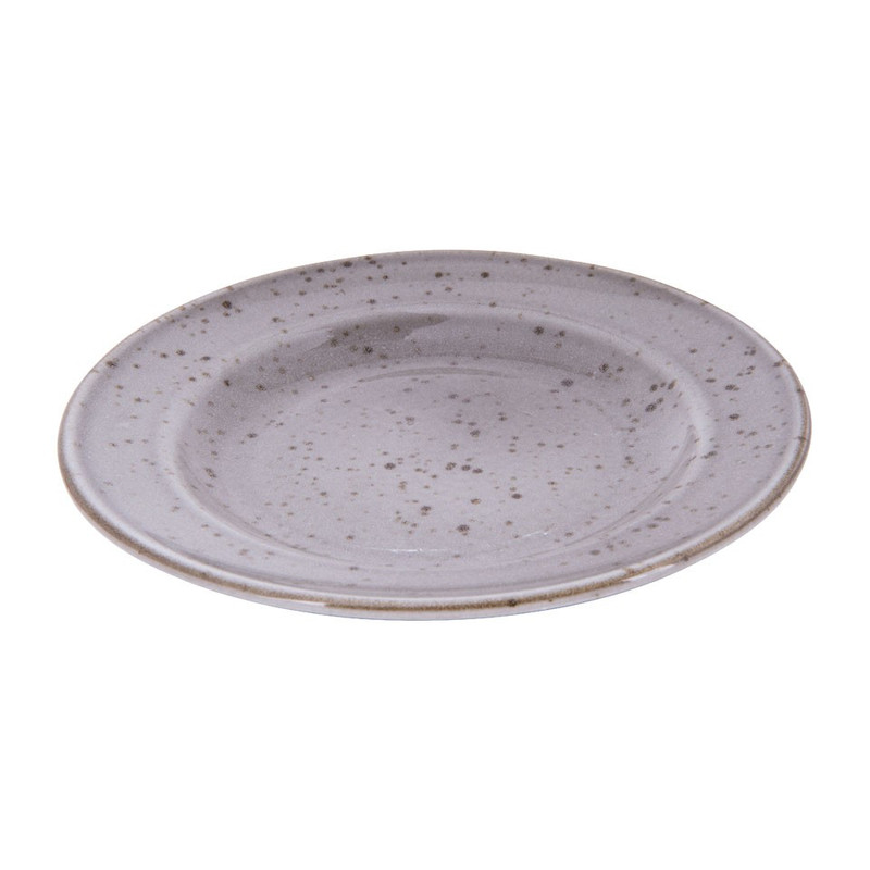 Gebaksbord Emilia - stone - 16 cm
