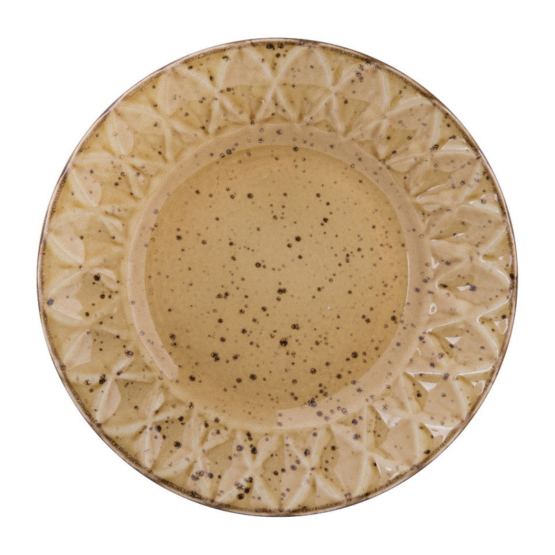 Ontbijtbord Emilia - mustard - 22 cm