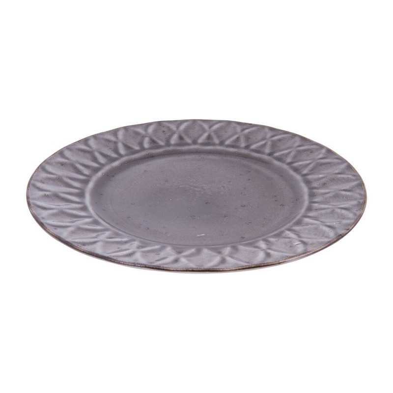 Dinerbord Emilia - stone - 27 cm