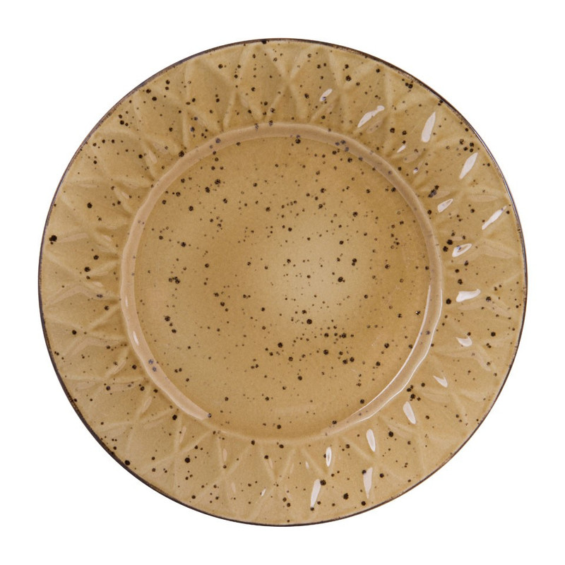 Dinerbord Emilia - mustard - 27 cm