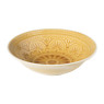 Schaal Yasmine - oker geel - 26.5 cm