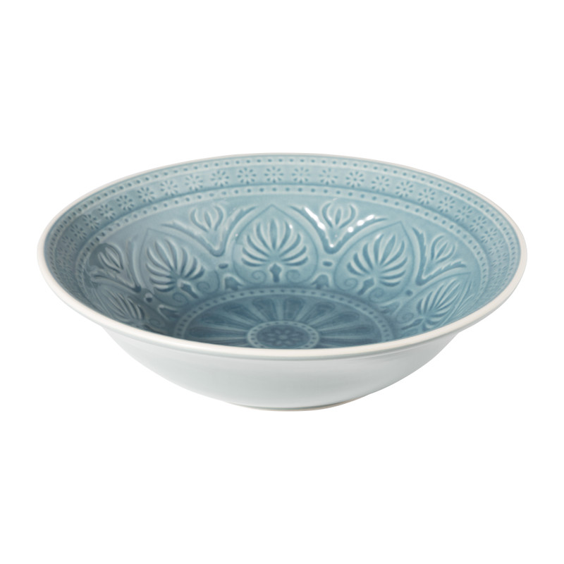 Schaal Yasmine - blauw - 26.5 cm