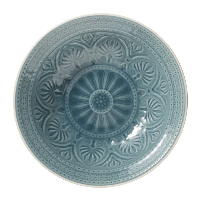 Schaal Yasmine - blauw - 26.5 cm