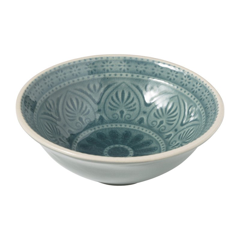 Schaal Yasmine - blauw - 11.5 cm