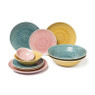 Ontbijtbord Yasmine - roze - 21 cm