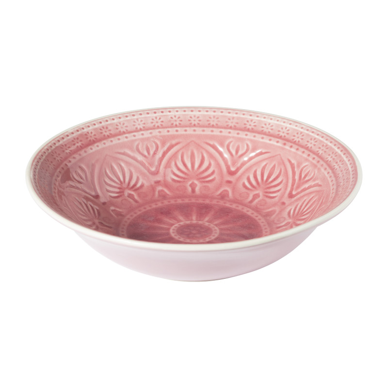 Schaal Yasmine - roze - 26.5 cm