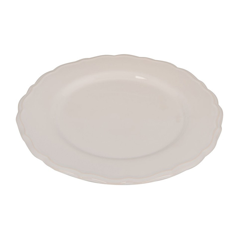 Dinerbord Juliet - 28 cm - wit (oud)