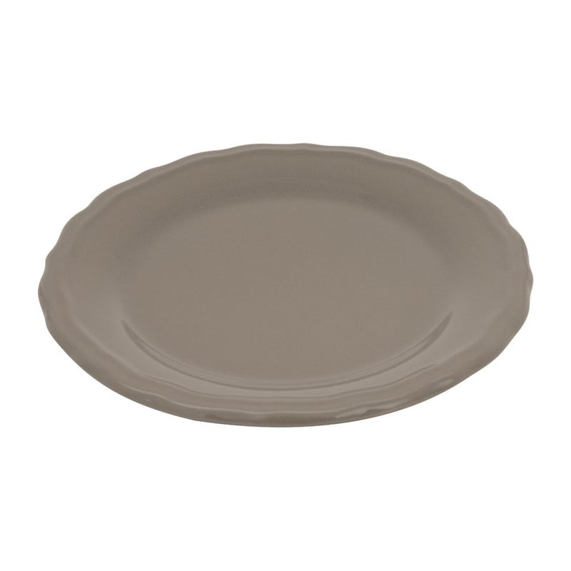 Gebaksbord Juliet - 17 cm - grijs