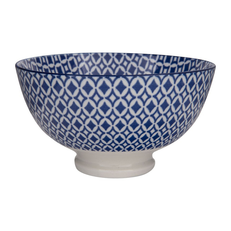 Schaal S Mediterranean Blue - 11.5 cm - ruit 