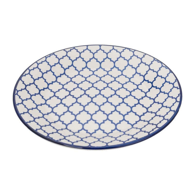 Ontbijtbord Mediterranean Blue - 21 cm - wolk