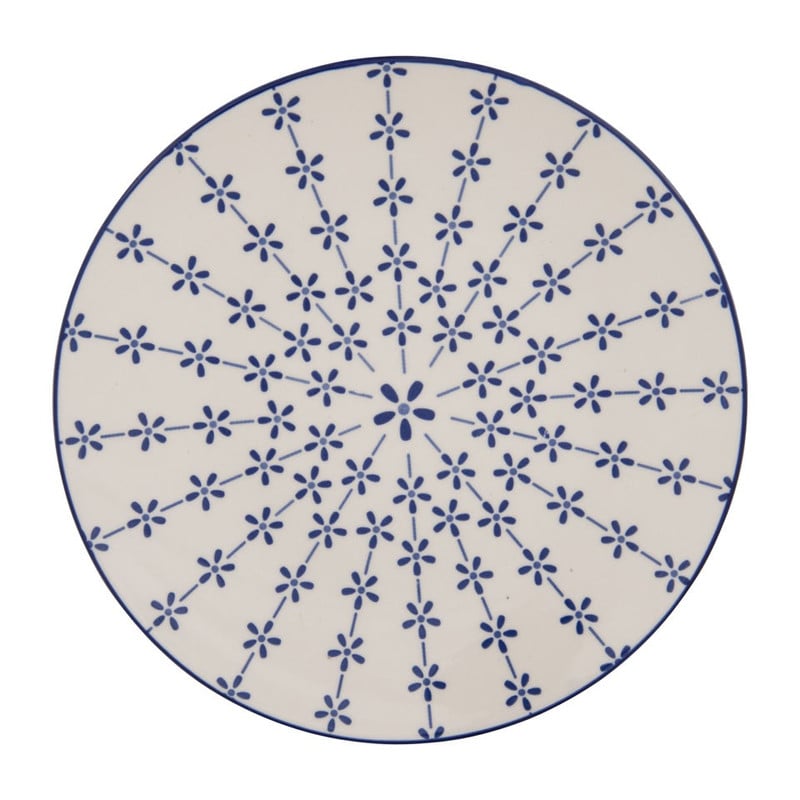 Dinerbord Mediterranean Blue - 26 cm - bloem