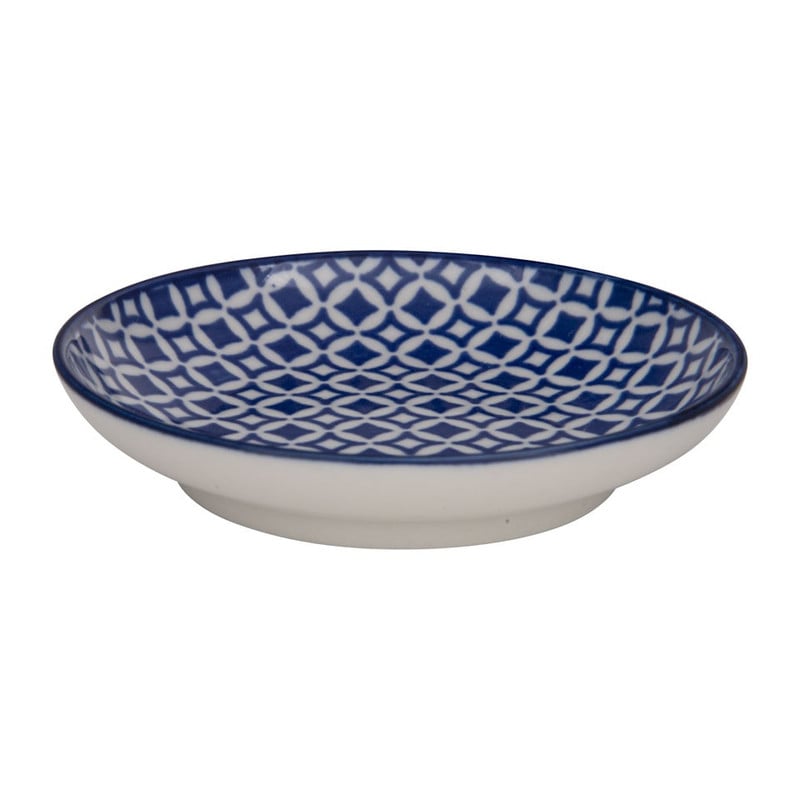 Sausschaal Mediterranean Blue - 10 cm - ruit