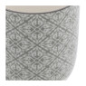 Beker Ikat blad - 25 cl - grijs