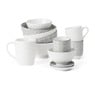 Beker Ikat blad - 25 cl - grijs
