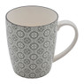 Mok Ikat bloem - 40 cl - grijs