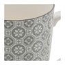 Mok Ikat bloem - 40 cl - grijs