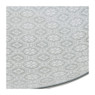 Ontbijtbord Ikat bloem - 21 cm - grijs