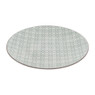Dinerbord Ikat bloem - 26 cm - grijs