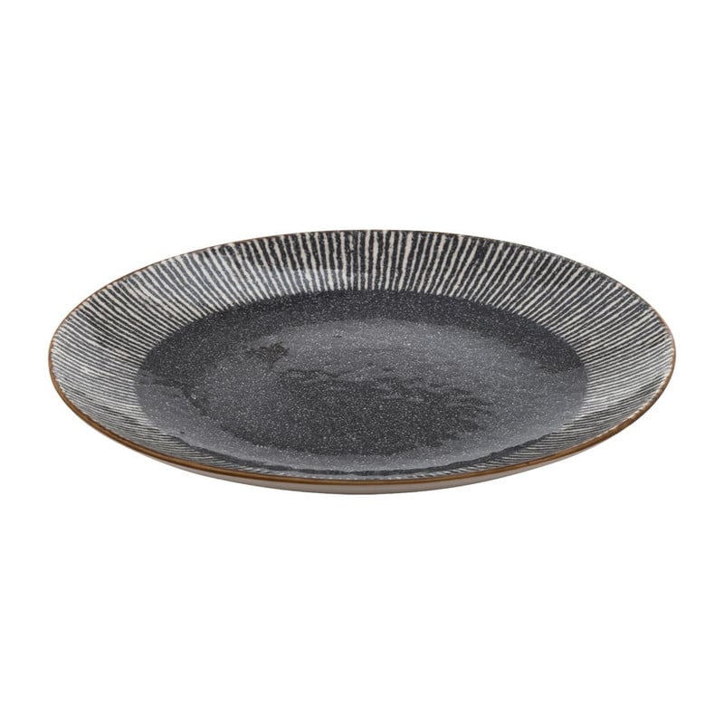 Dinerbord Bambi - 26 cm - donkergrijs