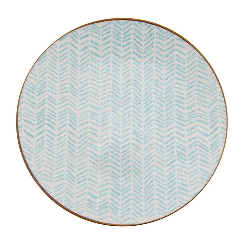 Dinerbord Yasmine - 26.5 cm - turquoise